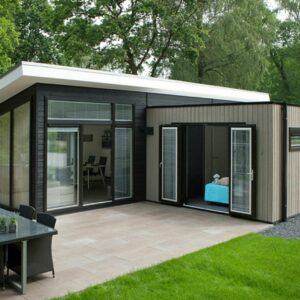 Bos Lodge 75 4 personen met Hottub