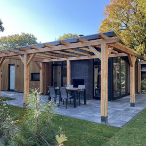 Berken Lodge Eco 6 personen met Hottub en Sauna