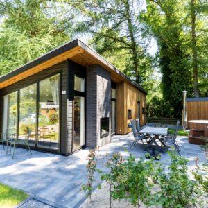Bos Lodge 55 Eco 4 personen met Hottub óf Jacuzzi én Sauna